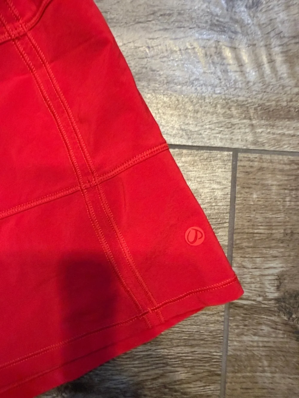 Crz Yoga athletica Red Tennis Skirt - Picture 3 of 3